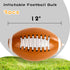 LovesTown Inflatable Footballs - 12 Inch Blow Up Footballs for Kids Beach Party Supplies (3 Pack)
