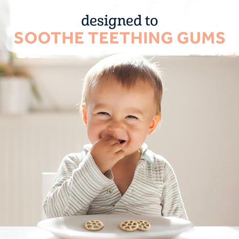 Gerber Snacks for Baby Teether Wheels, Banana Cream, 1.48 Ounce, Pack of 6