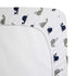 American Baby Company 100% Natural Cotton Fitted Crib Sheet 52" x 28", Navy Whale, Soft, Hypoallergenic Toddler Bed
