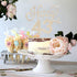 LINGTEER Happy 43rd Birthday Gold Rhinestone Cake Topper - Cheers to 43 Years Old Anniversary Party Cake Centerpieces