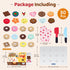 Set 1-3 3 4 5 Wooden Cookie Play Food for Kids Kitchen Accessories Food Toys for Toddlers Pretend Play Slice and Bake