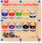 GAMENOTE Magnetic Color and Number Maze - Montessori Fine Motor Skills Toys for Boys Girls 3-5 Years Old, Learning