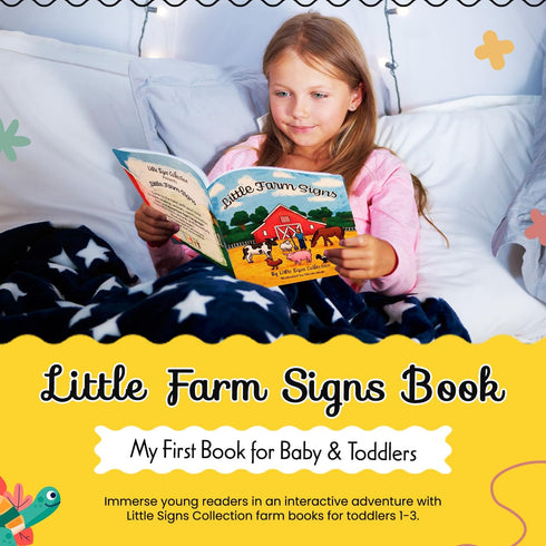 Little Farm Signs Book - My First Book for Baby & Toddlers to Learn Basic Signs Pictures