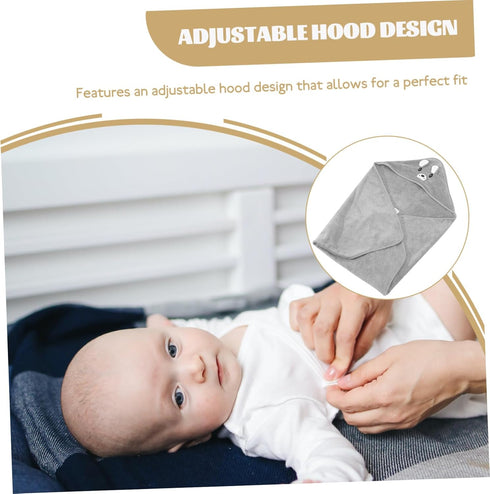 Soft Hooded Towel for Boys and Girls - Absorbent Bath Cape