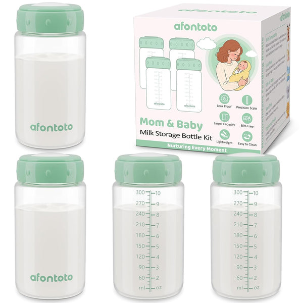 Natural Baby Bottles, BPA Free Breastmilk Storage Bottle for Momcozy Breast Milk
