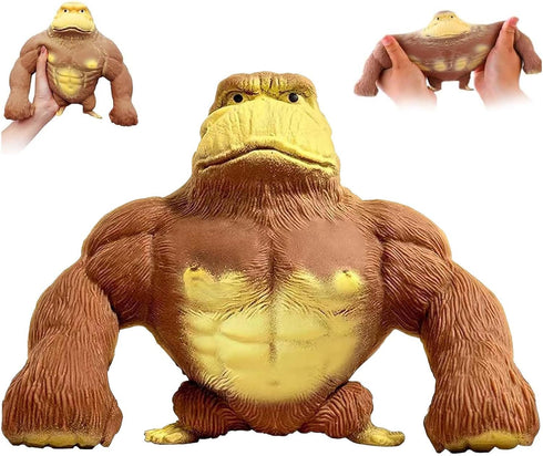 Stretchy Gorilla Fidget Toy, Stress Relieving Splat Monkey, Squishy Monkey Toy, Ideal