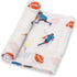 LollyBanks Swaddle Blanket 100% Muslin Cotton, 47 x 47 inches Soft Breathable