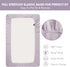 2 Pack, 100% 52x28 inches, Little Grape Land Muslin Crib Sheets Fitted for Boys and Girls Cotton Baby Bed Sheets Soft