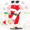 SdeNow Singing Dancing Inverted Rotating Santa Claus Christmas Animatronics Musical Breakdancing Santa