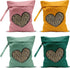 VBCVBGFH 4 Pack Leopard Heart Cute Leopard Wet Bag Waterproof Reusable Wet Dry