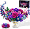 PLAXSOON Moon Flower Bouquet Building Set with Lights, Mothers Day Flowers Botanicals