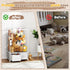 MIUGO 23.6" 16.5" 40.5" Stuffed Animal Storage, Large Toy Organizers and Storage with Wheels, Kids Toy Storage