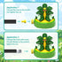 Water Sprinkler for Kids Outdoor Play 8-12 - Dinosaur Spray Water Toys Attached to Garden Hose