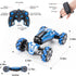 RC Stunt Car, 2.4 GHz 4WD Drive Remote Controlled Gesture Sensor Toy Car with 360° Flipping Light and Music