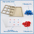 Jumbo Wooden Tic Tac Toe Game - Dementia Activities for Alzheimer's Seniors - Engaging Table Decor for Elderly