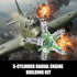 5-Cylinder Set, WW2, 8-14+ (863 Radial Engine Building Build Your Own Mini Military Plane Engine Model Kit that Runs