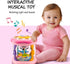 12 Tummy 12-18 1 2 3 Baby Girl Toys Months, Musical Rotating Light Up Infant Toys Time for Infant Months, Crawling