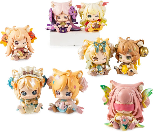 BEEMAI Moni cat Kitten Office Series Blind Box Single Box (Contains 1 Figure),