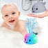ZHENDUO Rechargeable Light Up Baby Bath Toys, Sprinkler Bathtub Toy for Toddlers, Pool Bathroom Toy