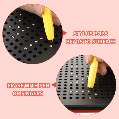 Outus 3 Pieces Replacement Stylus Magnetic Drawing Pen for Magnetic Drawing Board Magnapad A to Z and Numbers 0 to 9
