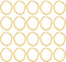 jojofuny Doll Mini Gold Necklaces Chains, Dress Up Necklace Chains for DIY Doll Decor, 25pcs