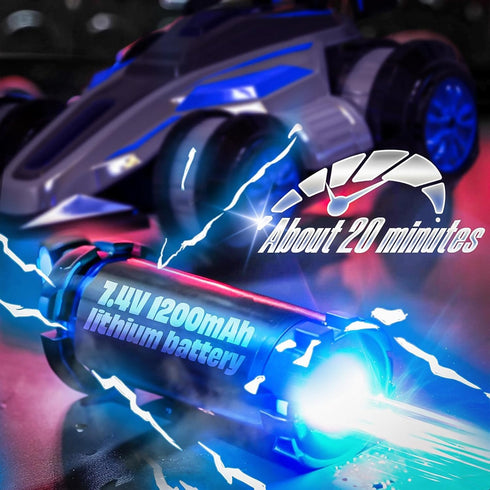 WJWMIRC 1:14 2.4GHz 4WD 360 6-12 Drift Remote Control Car RC Cars Rotating Degrees Vehicle Toys with Lights Music