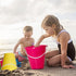Holady Summer Accessory(4 Pack) Large Sand Beach Buckets Pail,Sand Bucket Water Bucket for Beach Fun Great Party