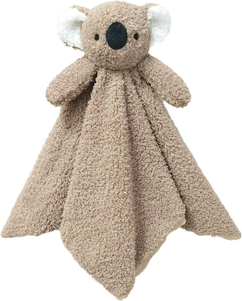 Baby Brown Koala Soft Stuffed Animal Security Blanket, Plush Lovey Blanket, Cuddly Newborn Snuggle Blankie for Boys