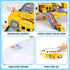 25 Pack Set 6 11 3 4 5 6 Transport Construction Airplane Toy Play Vehicles for Kids Gifts, with Construction Die-cast