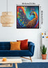 Peacock Puzzle - 1000 Piece Puzzle for Adults - Colorful Peafowl Jigsaw Puzzles Beautiful Bird Art