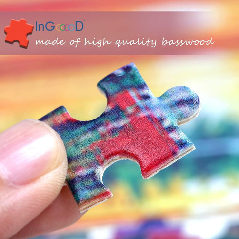 1000 Ingooood- Jigsaw Puzzles Pieces for Adult- Tranquil Series Entertainment Toys for Adult Special Graduation