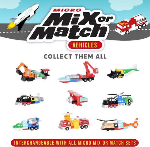 1-3, Set 9 Popular Playthings Magnetic Vehicles for Toddlers Mini Mix or Match Car Toys, of Gift for Kids - Vehicles