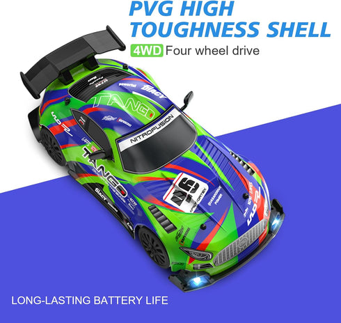EOQIFJM Controller,1:24 4WD Drift RC Car for Electric Toy Car Hobby Racing Car Toys with High Speed RC Drift Cars