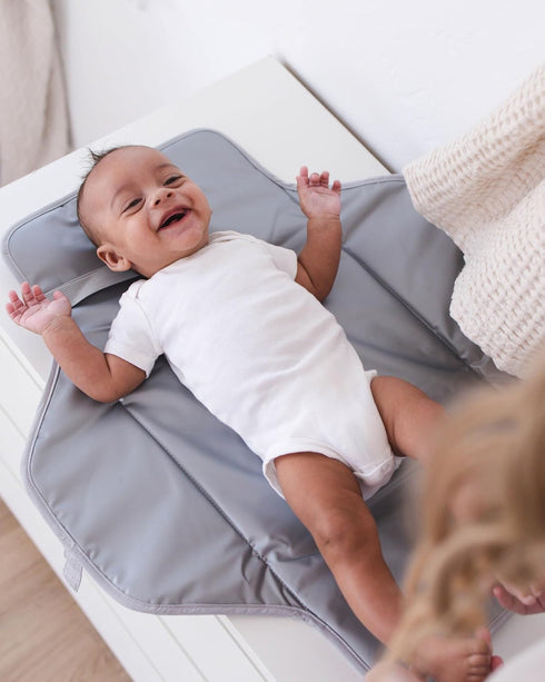 Lily Miles Baby Changing Pad Portable, Diaper Changing Mat with Magnetic Latches, Travel Pad for Diaper Bag, Baby