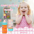 Set 7 Set CARANOVO Baby Doll Accessories Pcs Feeding Bottle Toys, Magic Disappearing Milk & Juice, Pretend Play