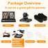 ALLRUBY Baby Car Camera Monitor,Baby car Mirror,for USB/USBC/CigaretteLighter Ports, View Infant in Rear Facing Seat