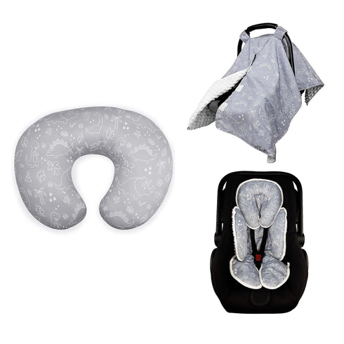 DILIMI Nursing Pillow Cover, Infant Car Seat Insert, Baby Car Seat Cover,