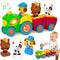 Animal Farm Tractor Toy for Toddler 1 2 3 Years Old, Musical