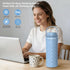 NATGOVOD 22oz Travel,24H 2pcs Portable Breast Milk Cooler for Ice-Free Cooling Breastmilk Storage Bottles Container