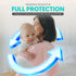 Droowel Wearable Burp Cloths for Parents - Extra Soft, Absorbent, and Waterproof Garment Protector - Perfect