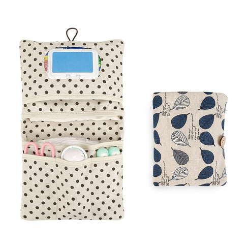 ljhnba Lovely Baby Nappy Bag Reusable Diaper Bag Multifunction Organiser Bag for Infants Washable Baby Diapers Storage