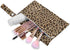 Gravopti Set 2, Brown Leopard Print Wet Dry Bags of Reusable Waterproof Organizer with Zipper Pockets for Baby Diapers