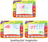 Magic Drawing Mat/Water Doodle Mats (31.4in x 23.6in) - Reusable Coloring Aqua Classic Mat with Magic Pen for Kids