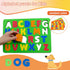 Magnetic Alphabet Puzzle for Toddlers - Foam Letters, Fridge Magnets for Preschool ABC Learning Toys, Random Color