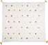 36 36, Crane Baby Blanket, x Soft Cotton Pom Pom Nursery Blanket for Boys and Girls, Cream
