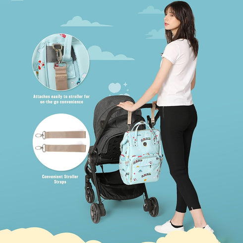 Backpack Pack,Waterproof Diaper Bags Baby Bag for Mom Dad Baby Girls Boy, Cute Mult Diaper Nappy Bag Travel Back