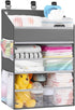 Hanging Diaper Caddy Organizer Crib OrganizerSpacious Baby Girl/Boy Nursery Storage Organizer for