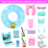 Miunana 36 PCS Boy Doll Travel Outfits for 4-6 Inch Doll, Includes 20 PCS Tops and Pants