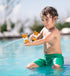 DolliBu Fox Bath Buddy Squirter - Floating Orange Rubber Bath Toy for Toddlers, Fun Water Squirting Play
