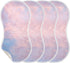 decor gift 4 Pack 22x11in Cotton Burp Cloths Soft and Absorbent? Blue Rose Marble Texture Chic Baby spit up Rags